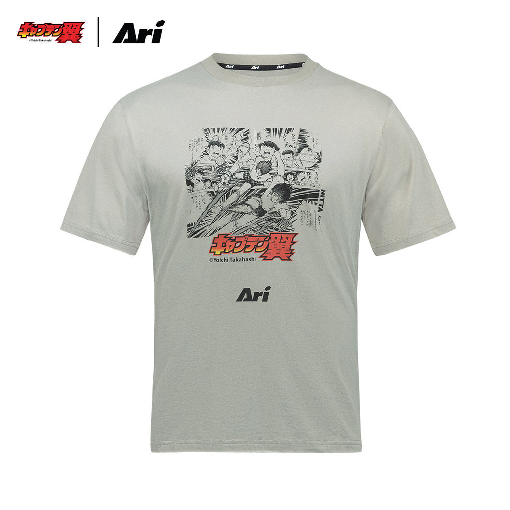 ARI X TSUBASA 2025 NITTA REGULAR TEE - GREY/BLACK/RED