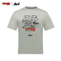 ARI X TSUBASA 2025 NITTA REGULAR TEE - GREY/BLACK/RED