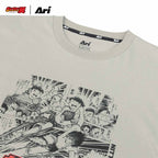 ARI X TSUBASA 2025 NITTA REGULAR TEE - GREY/BLACK/RED