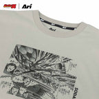 ARI X TSUBASA 2025 SODA REGULAR TEE - GREY/BLACK/RED