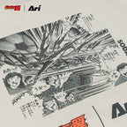 ARI X TSUBASA 2025 SODA REGULAR TEE - GREY/BLACK/RED