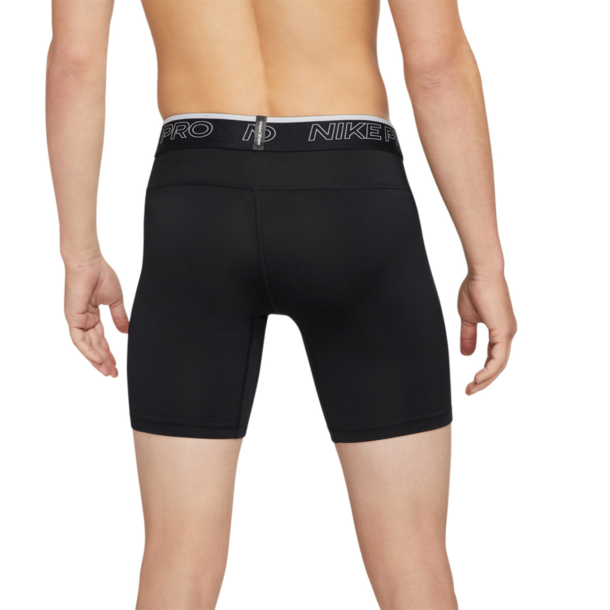 NIKE PRO DRI FIT SHORTS - BLACK/WHITE