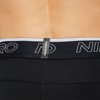 NIKE PRO DRI FIT SHORTS - BLACK/WHITE