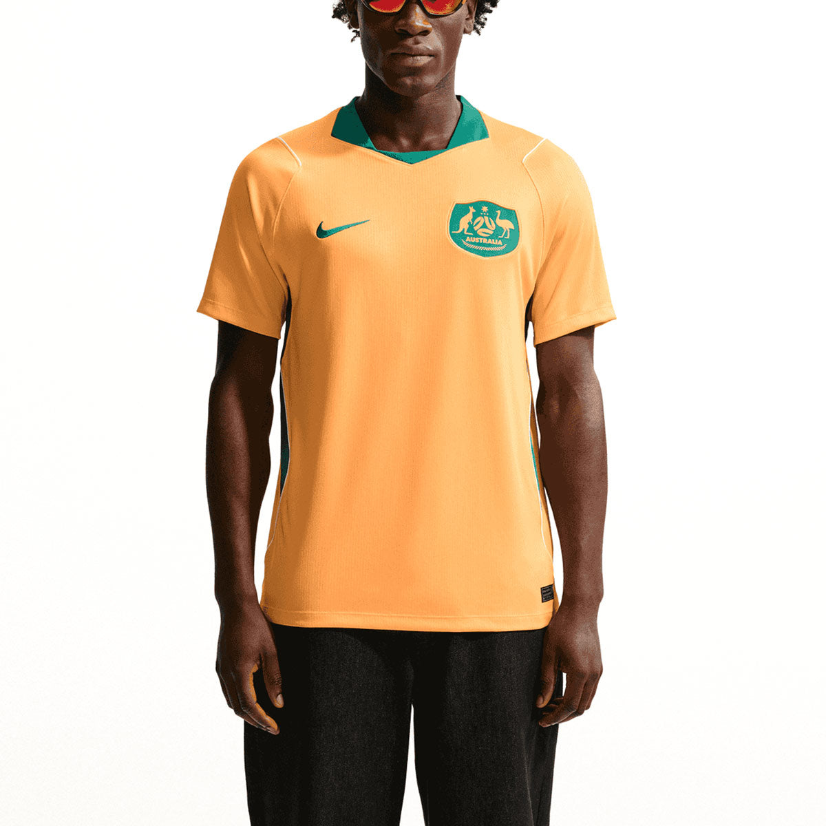 NIKE AUSTRALIA 2026 HOME REPLICA JERSEY - SPORT GOLD/MYSTIC GREEN/MYSTIC GREEN