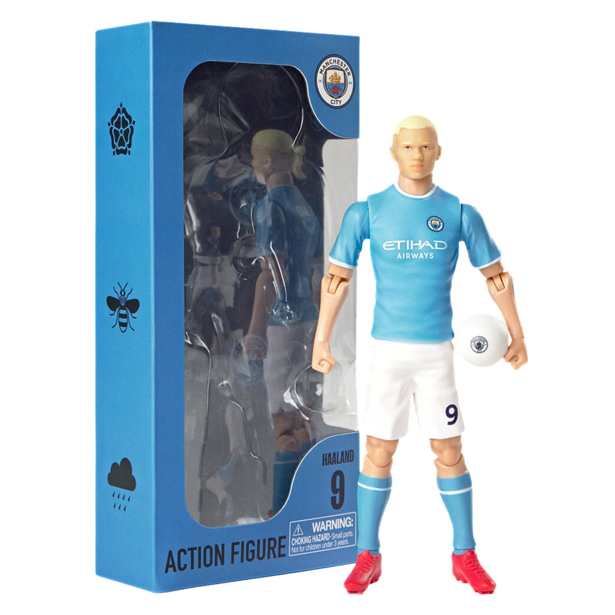 BANBO MANCHESTER CITY ERLING HAALAND FIGURINE - BLUE