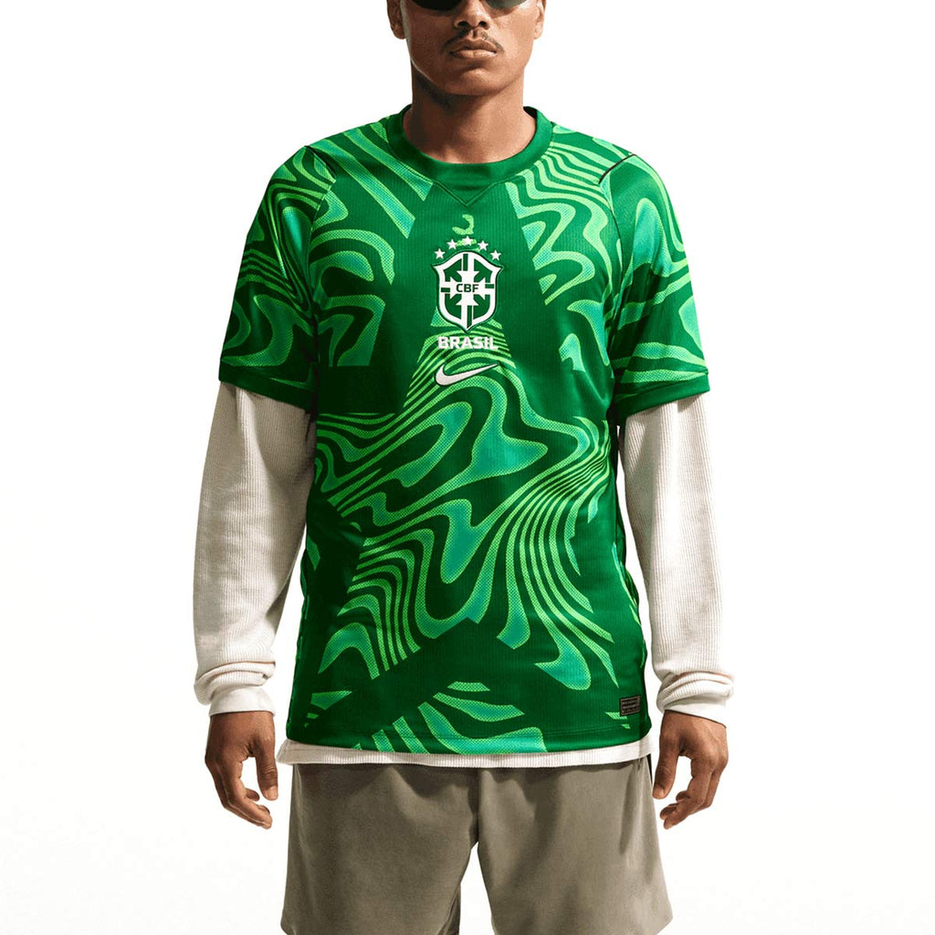 NIKE BRAZIL 2026 GOALKEEPER REPLICA JERSEY - PINE GREEN/WHITE