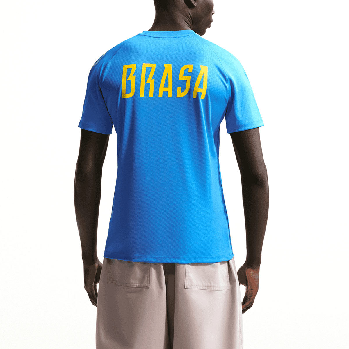 NIKE BRAZIL 2026 STRIKE SS TOP - LT PHOTO BLUE/LIGHT MENTA/MIDWEST GOLD