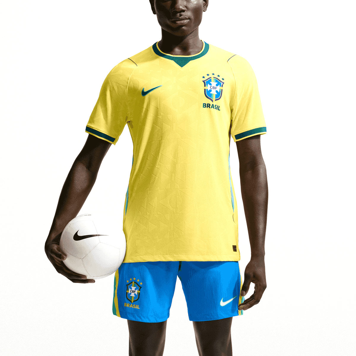 NIKE BRAZIL 2026 HOME PLAYER JERSEY - CANARY/LIGHT MENTA/GEODE TEAL