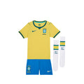 NIKE BRAZIL 2026 HOME MINI JERSEY - CANARY/LIGHT MENTA/GEODE TEAL