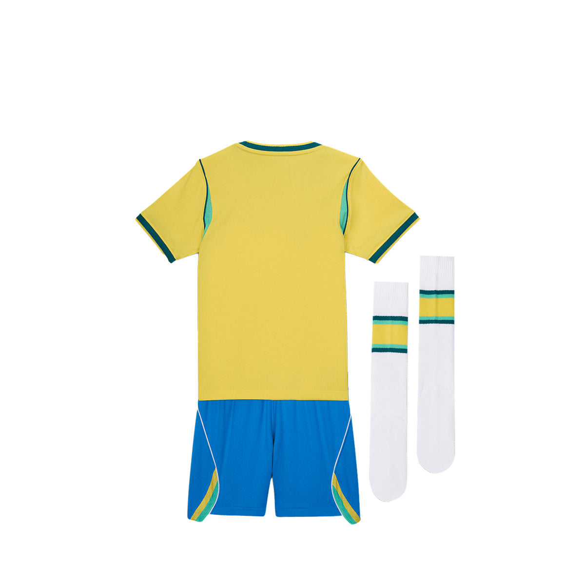 NIKE BRAZIL 2026 HOME MINI JERSEY - CANARY/LIGHT MENTA/GEODE TEAL