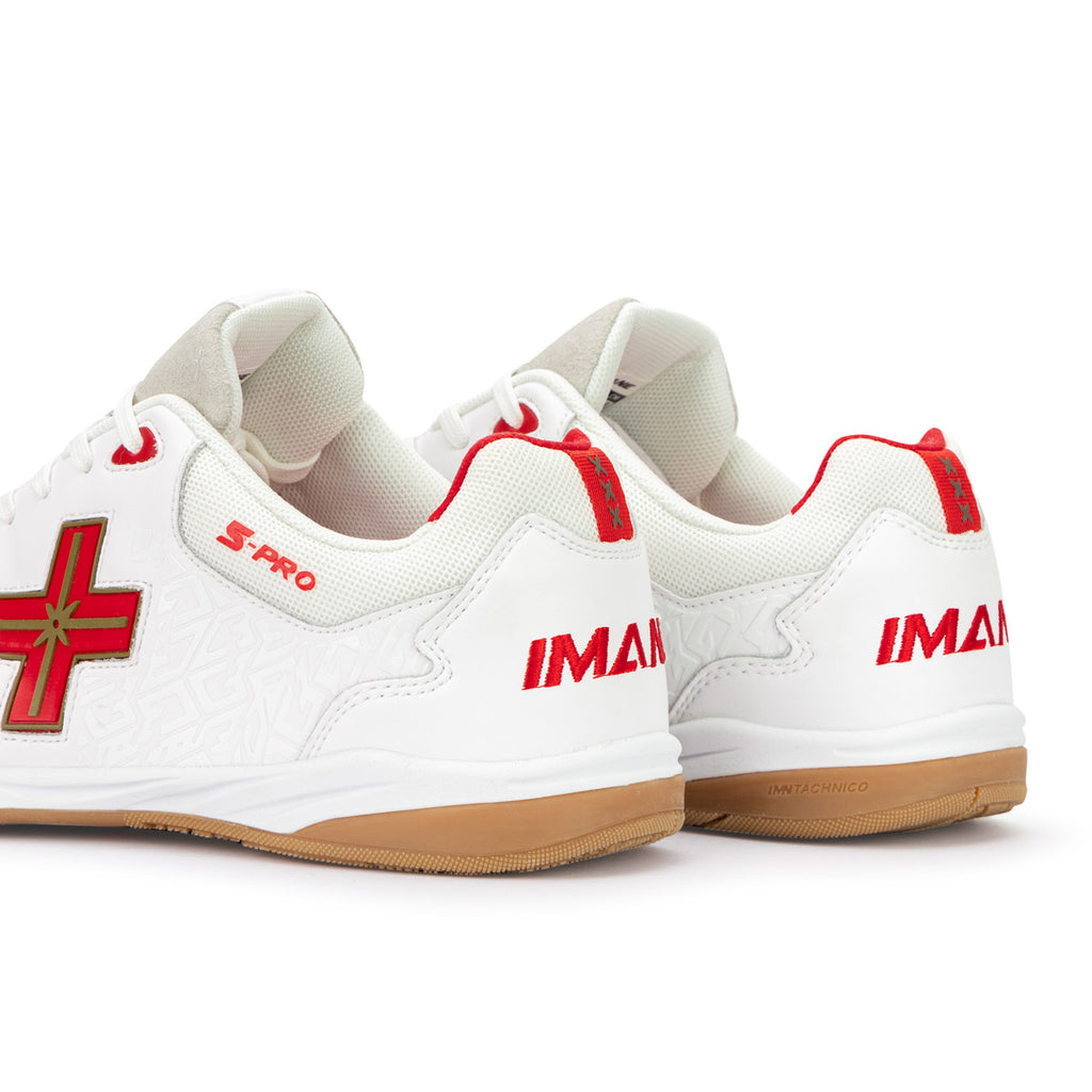 IMANE 5PRO NAPPA - WHITE/RED