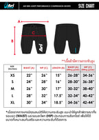 ARI MEN ADEPT PERFORMANCE COMPRESSION SHORTS - BLACK/WHITE/BLUE