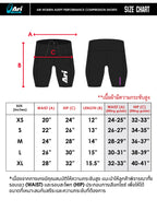 ARI WOMEN ADEPT PERFORMANCE COMPRESSION SHORTS - BLACK/WHITE/PINK
