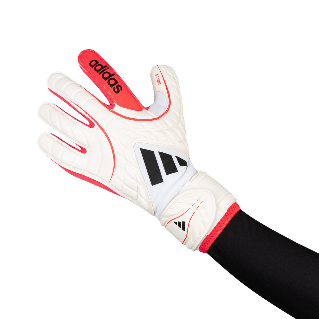 ADIDAS COPA LEAGUE GLOVES - WHITE/LUCID RED/BLACK
