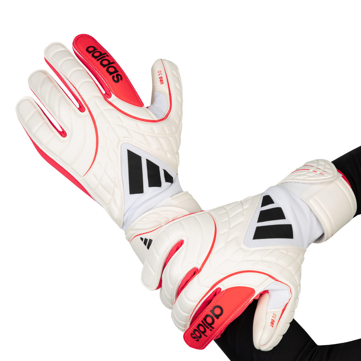 ADIDAS COPA LEAGUE GLOVES - WHITE/LUCID RED/BLACK