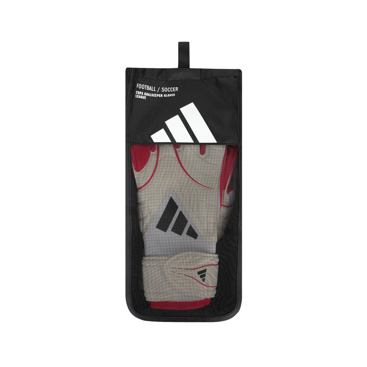 ADIDAS COPA LEAGUE GLOVES - WHITE/LUCID RED/BLACK