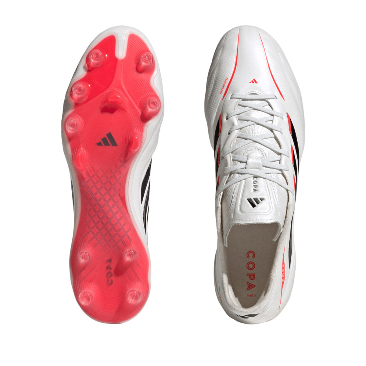 ADIDAS COPA PURE IV ELITE FG - ZERO MET/CORE BLACK/LUCID RED