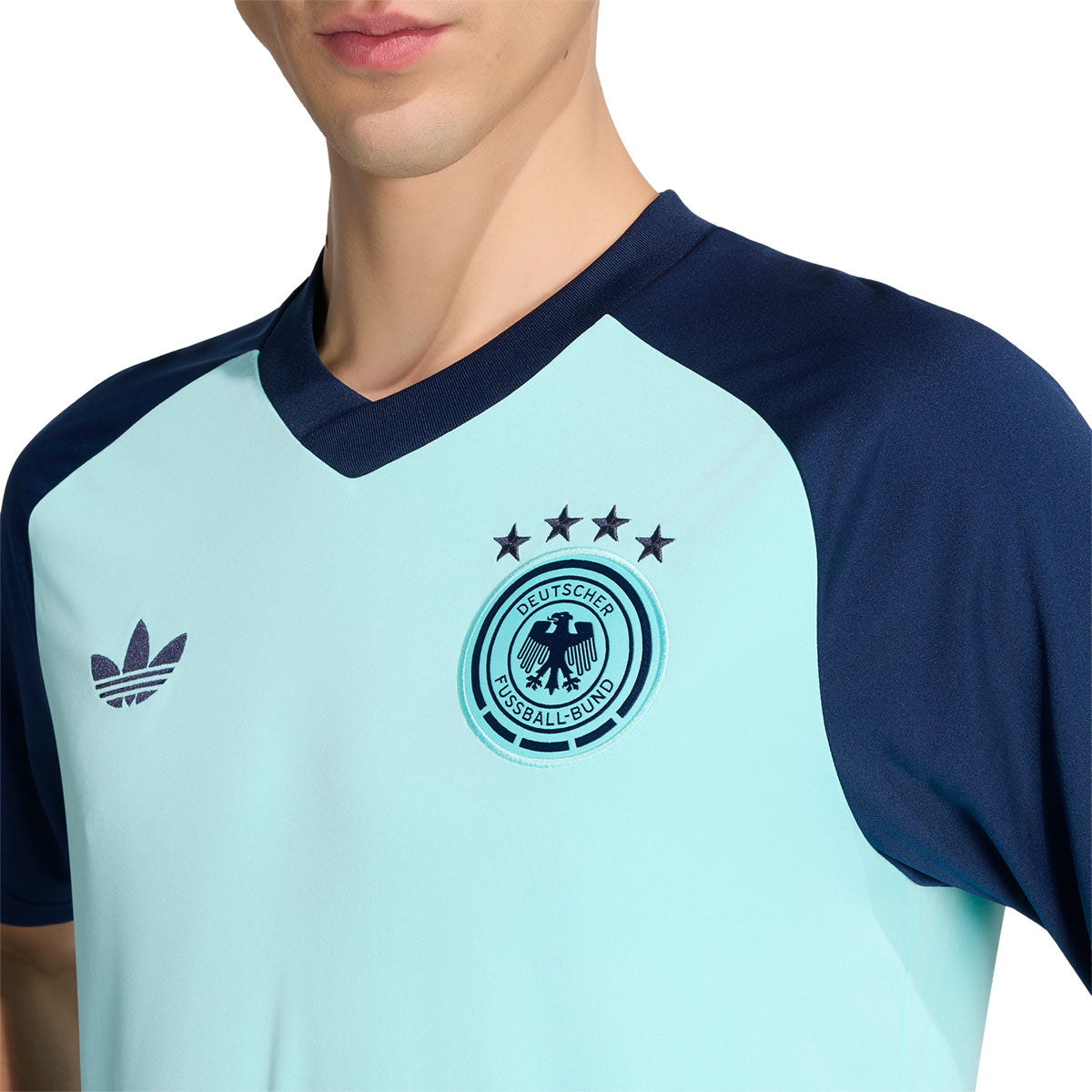 ADIDAS GERMANY 2026 AWAY PRE SHIRT - FLASH AQUA