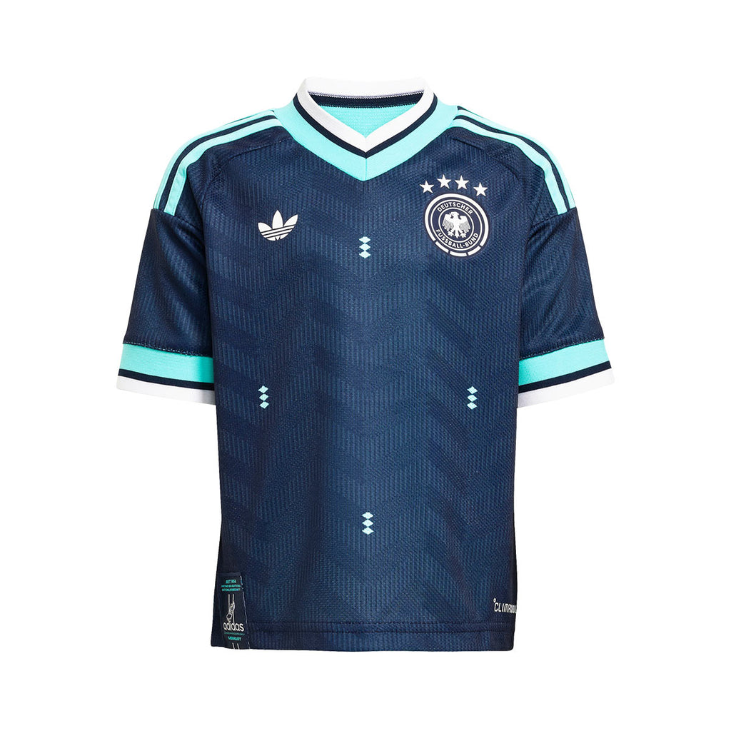 ADIDAS GERMANY 2026 AWAY MINI JERSEY - COLLEGIATE NAVY/FLASH AQUA