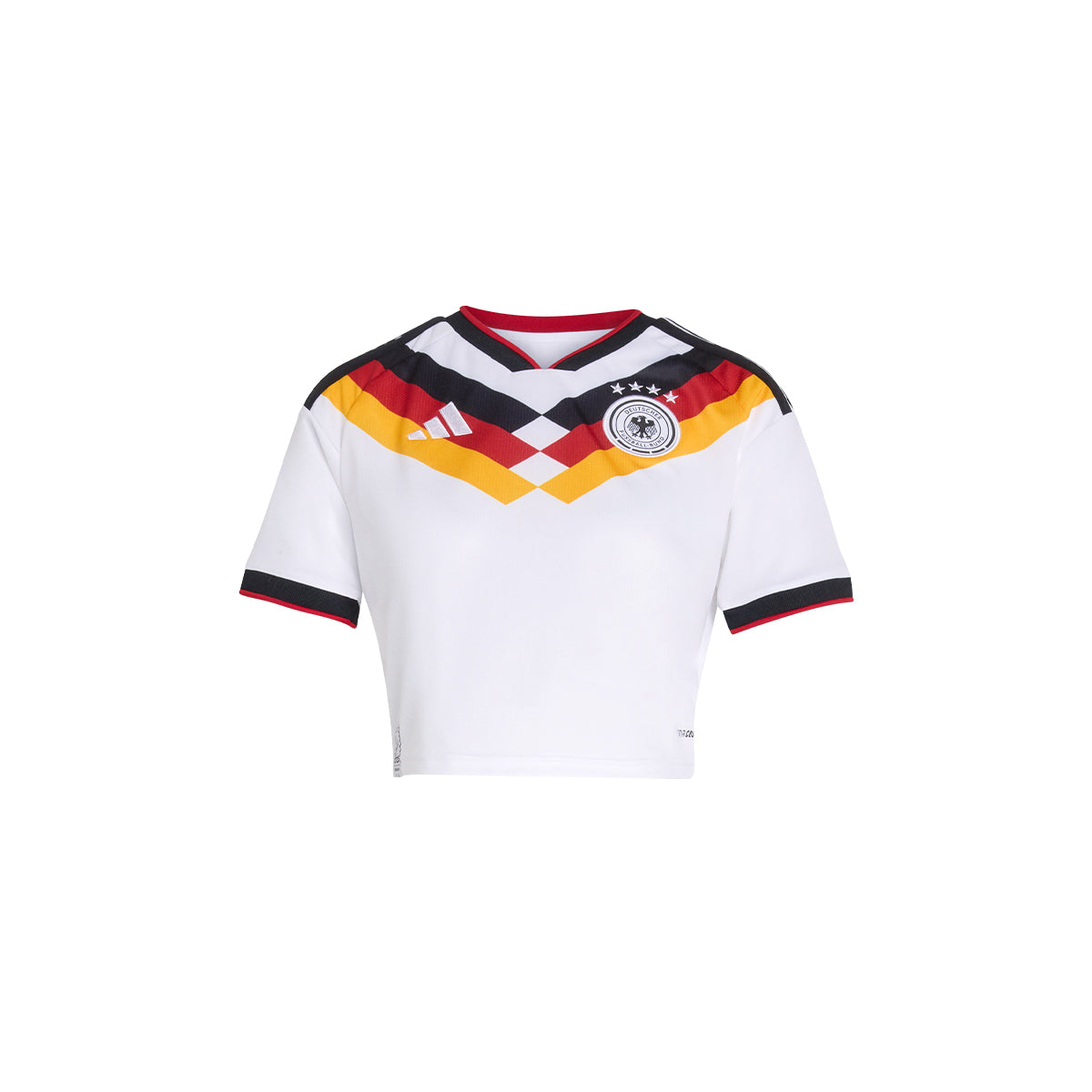 ADIDAS GERMANY 2026 HOME REPLICA WOMEN CROP JERSEY - WHITE