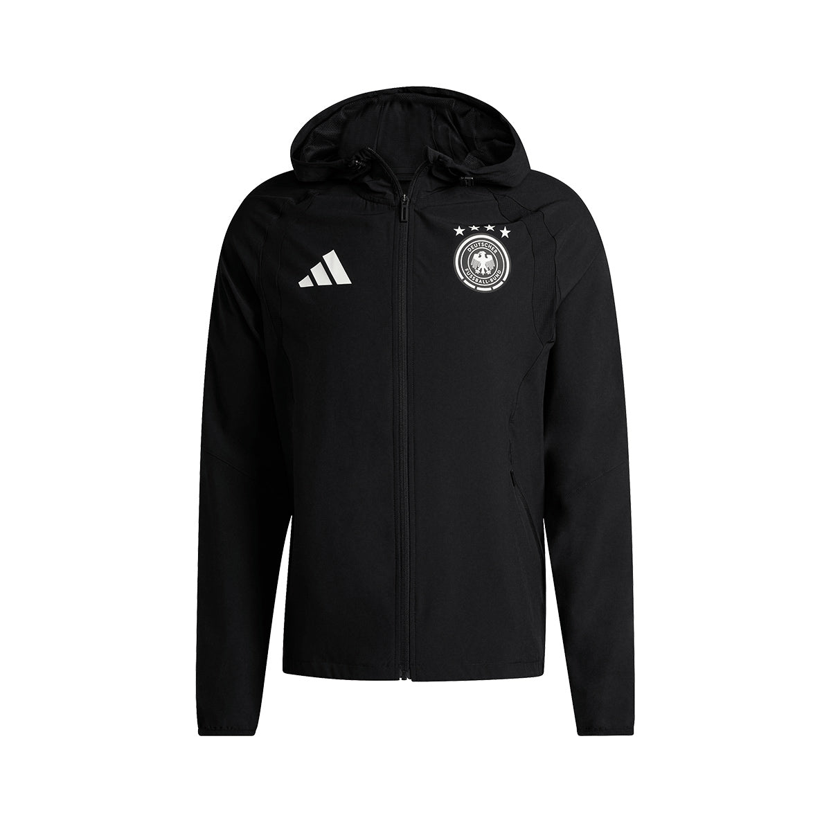 ADIDAS GERMANY TIRO TRAVEL WINDBREAKER - BLACK