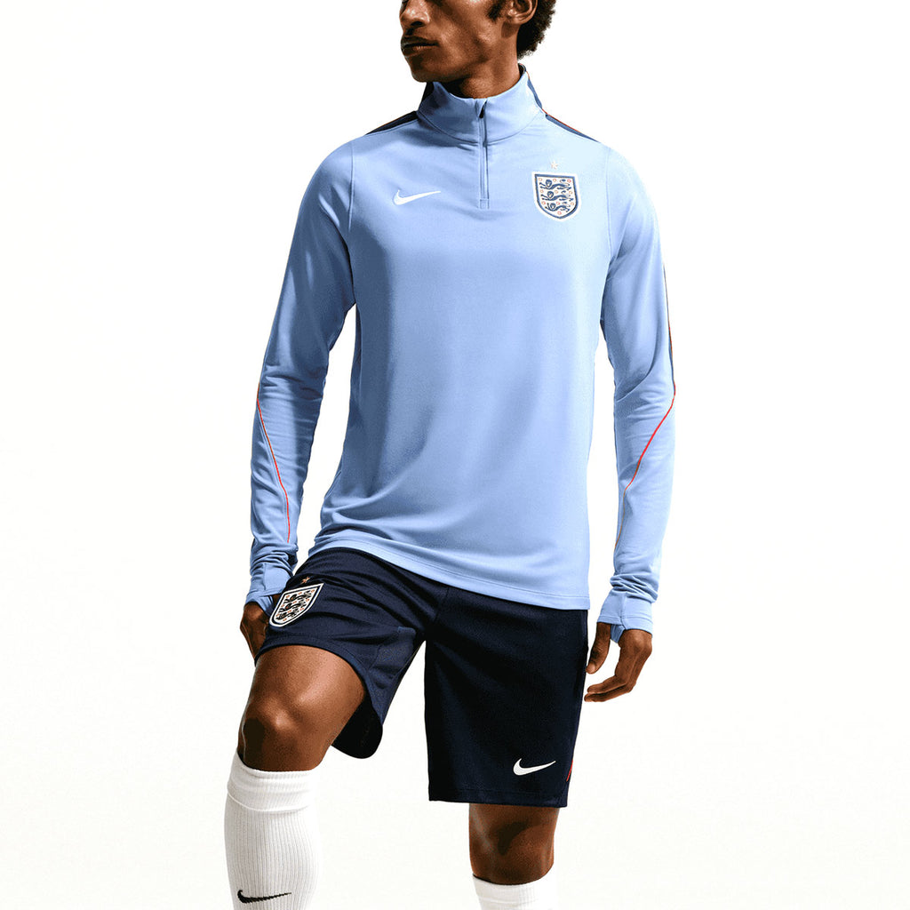 NIKE ENGLAND 2026 STRIKE DRILL LONG SLEEVE TOP - WORK BLUE/OBSIDIAN/WHITE