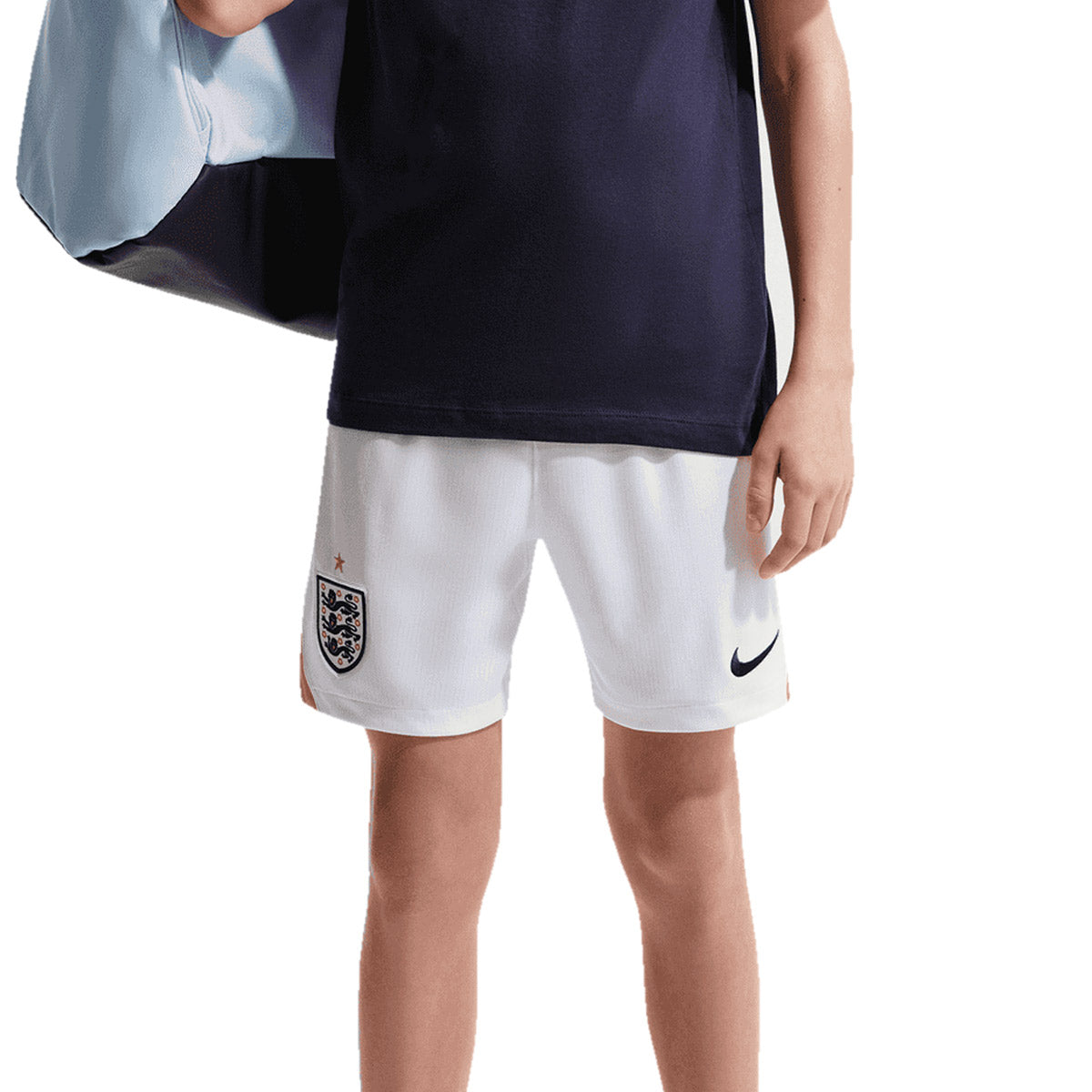 NIKE ENGLAND 2026 HOME KIDS SHORTS - WHITE/SPEED RED/OBSIDIAN/OBSIDIAN