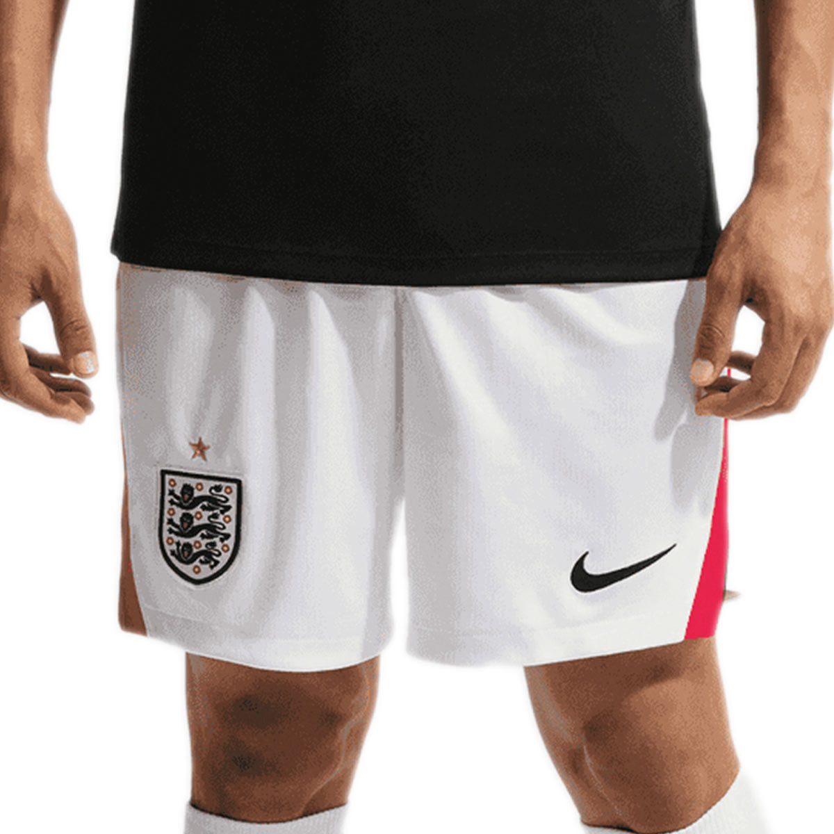 NIKE ENGLAND 2026 HOME SHORTS - WHITE/SPEED RED/OBSIDIAN/OBSIDIAN