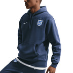 NIKE ENGLAND 2026 CLUB HOODIE BB - MIDNIGHT NAVY/WHITE
