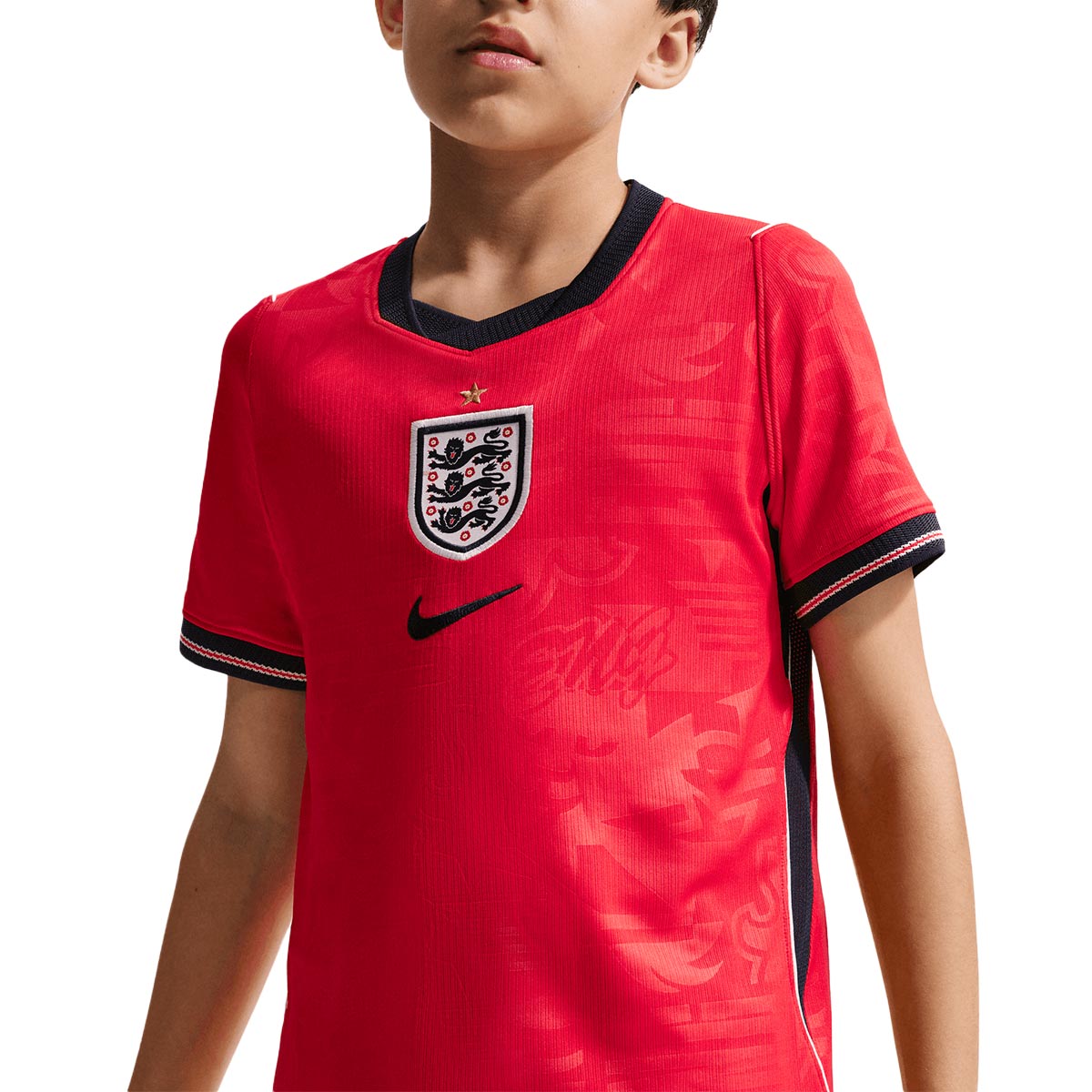 NIKE ENGLAND 2026 AWAY KIDS JERSEY - SPEED RED/OBSIDIAN/WHITE/OBSIDIAN