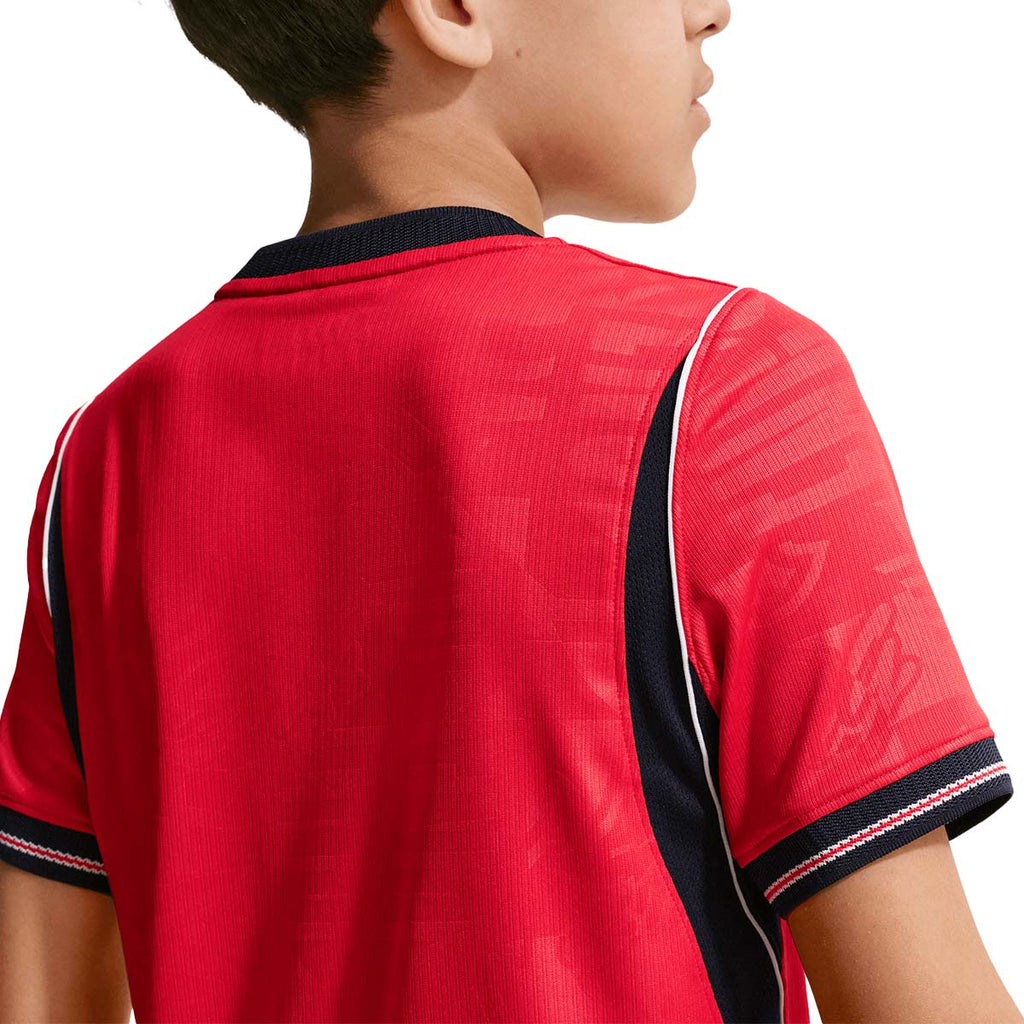 NIKE ENGLAND 2026 AWAY KIDS JERSEY - SPEED RED/OBSIDIAN/WHITE/OBSIDIAN
