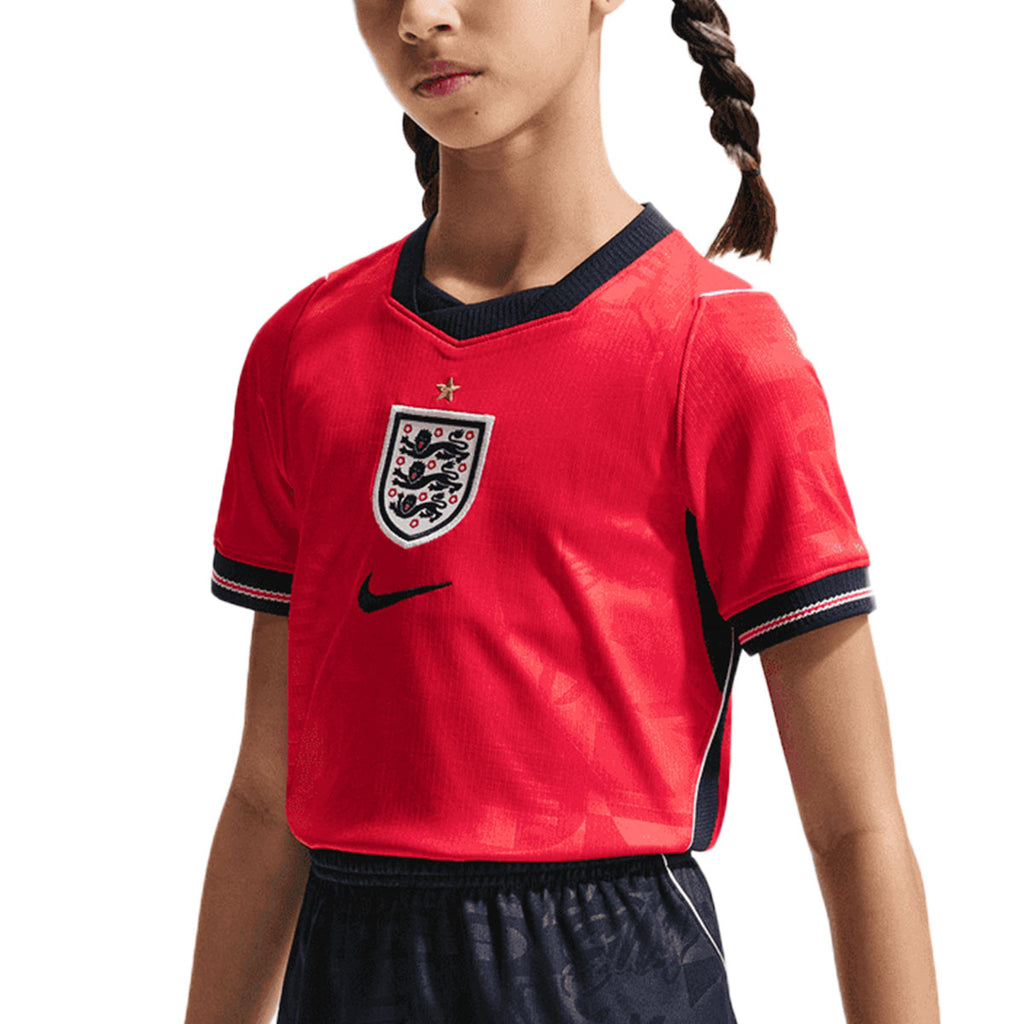 NIKE ENGLAND 2026 AWAY KIDS JERSEY - SPEED RED/OBSIDIAN/WHITE/OBSIDIAN