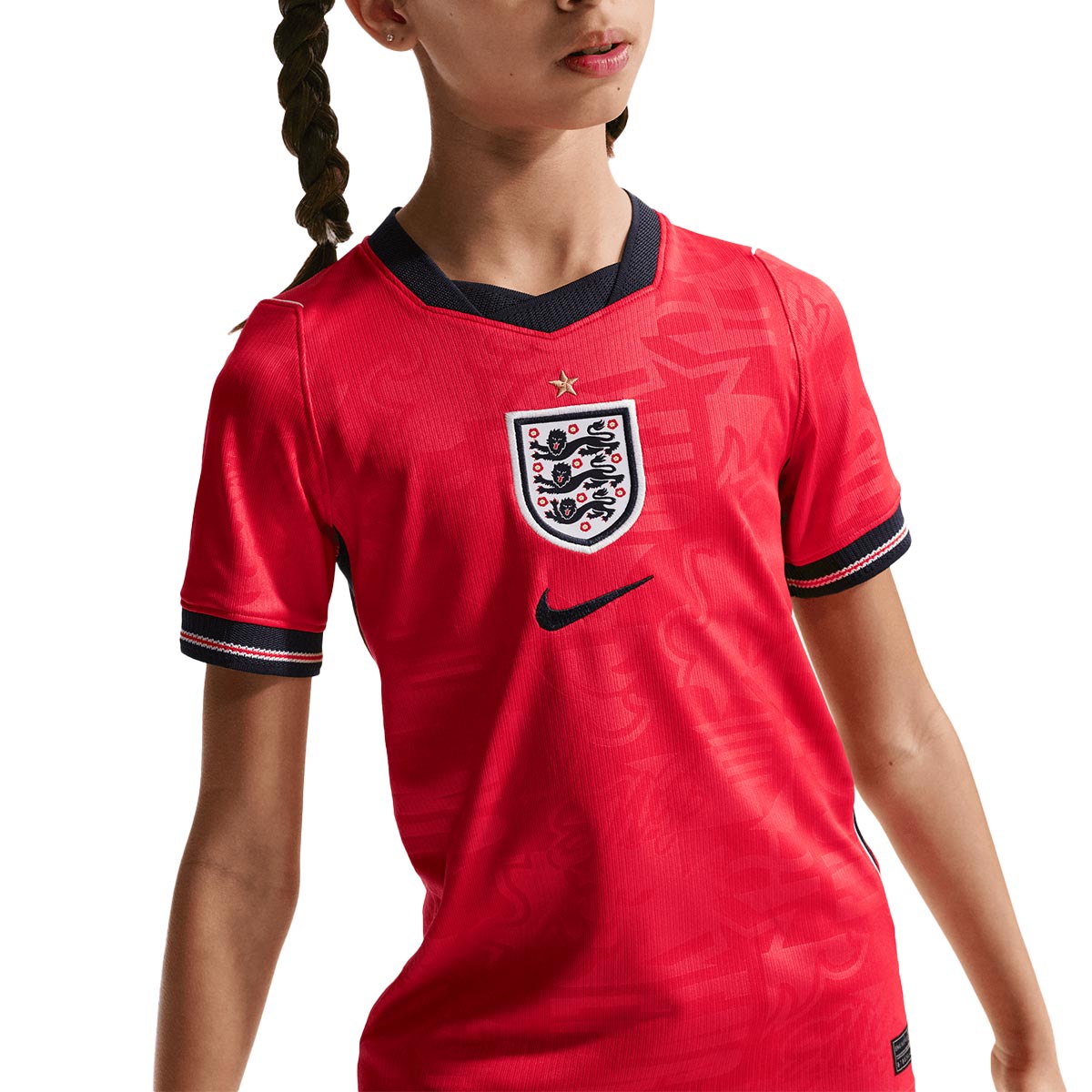 NIKE ENGLAND 2026 AWAY KIDS JERSEY - SPEED RED/OBSIDIAN/WHITE/OBSIDIAN
