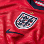 NIKE ENGLAND 2026 AWAY KIDS JERSEY - SPEED RED/OBSIDIAN/WHITE/OBSIDIAN