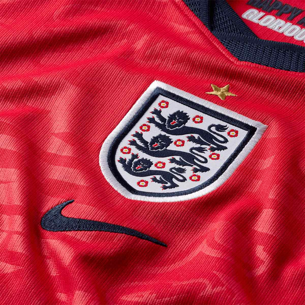 NIKE ENGLAND 2026 AWAY KIDS JERSEY - SPEED RED/OBSIDIAN/WHITE/OBSIDIAN