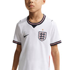 NIKE ENGLAND 2026 HOME KIDS JERSEY - WHITE/SPEED RED/OBSIDIAN/OBSIDIAN