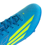 ADIDAS F50 LEAGUE FG/MG J - LUCID BLUE/TEAM SOLAR YELLOW/LUCID AQUAMARINE