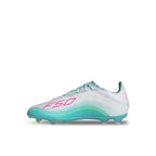 ADIDAS F50 MESSI ELITE FG J - FTWR WHITE/LUCID PINK/FLASH AQUA