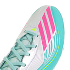 ADIDAS F50 MESSI ELITE FG J - FTWR WHITE/LUCID PINK/FLASH AQUA
