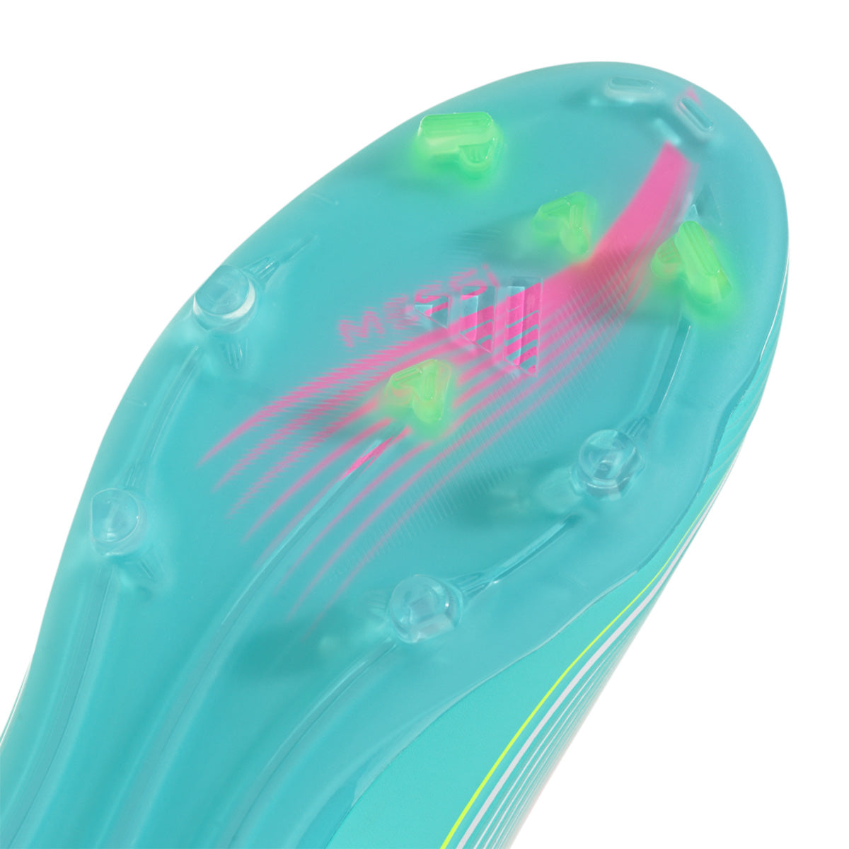ADIDAS F50 MESSI ELITE FG J - FTWR WHITE/LUCID PINK/FLASH AQUA