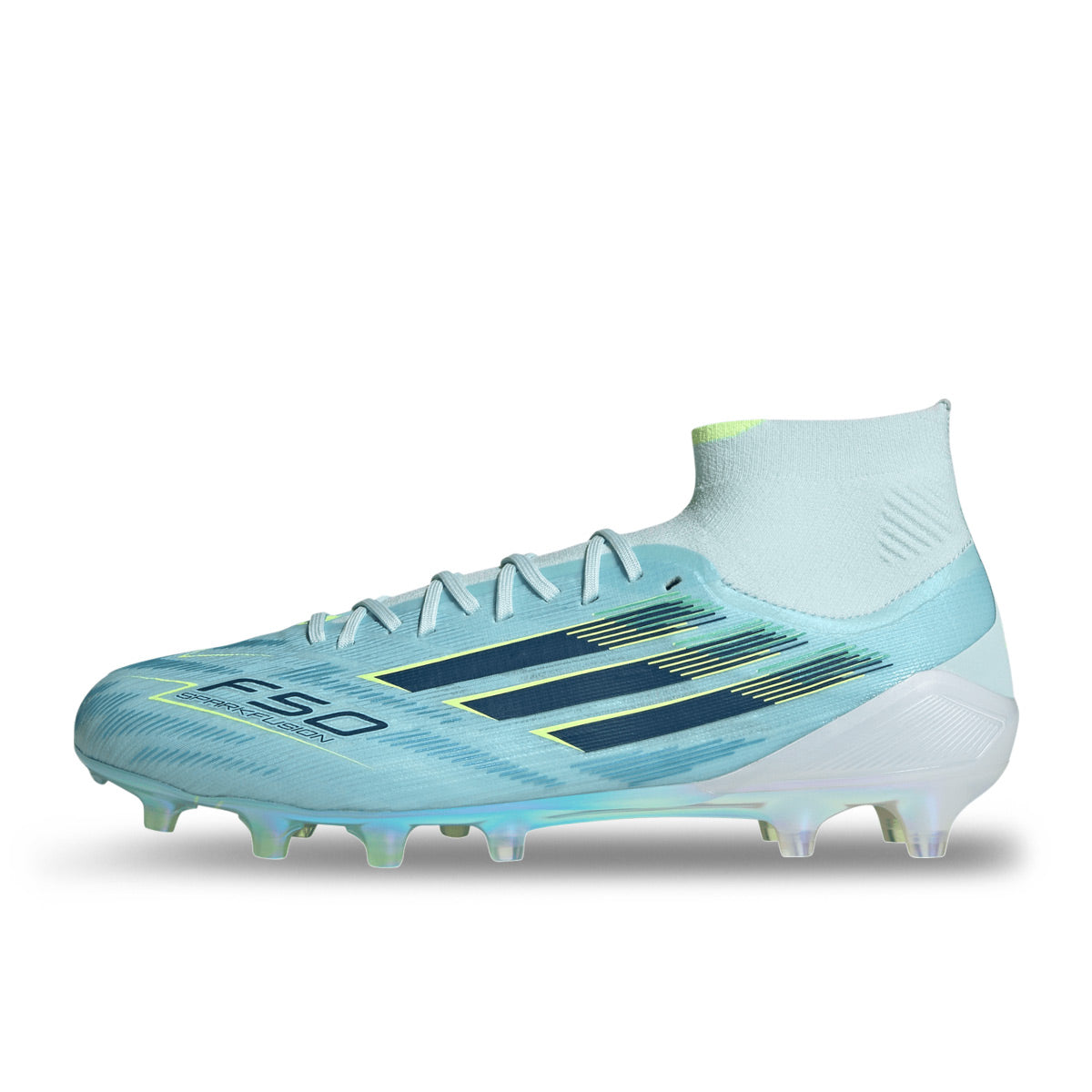 ADIDAS F50 SPARKFUSION ELITE FG/AG - ALMOST BLUE/DUSKY PETROL/HIRES YELLOW