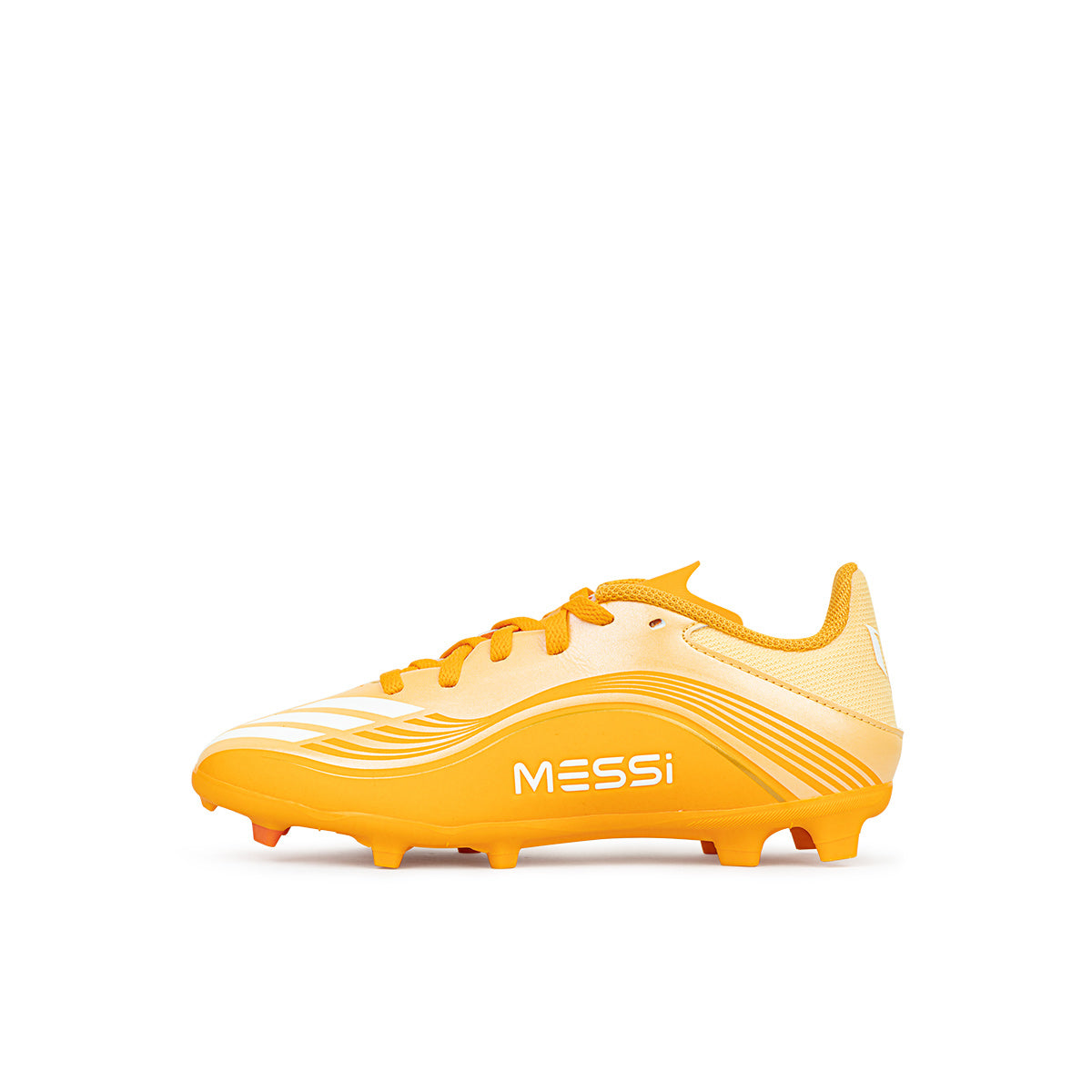 ADIDAS F50 MESSI LEAGUE FG/MG J - ICE TANGERINE/GOLD MET/PURE TANGERINE