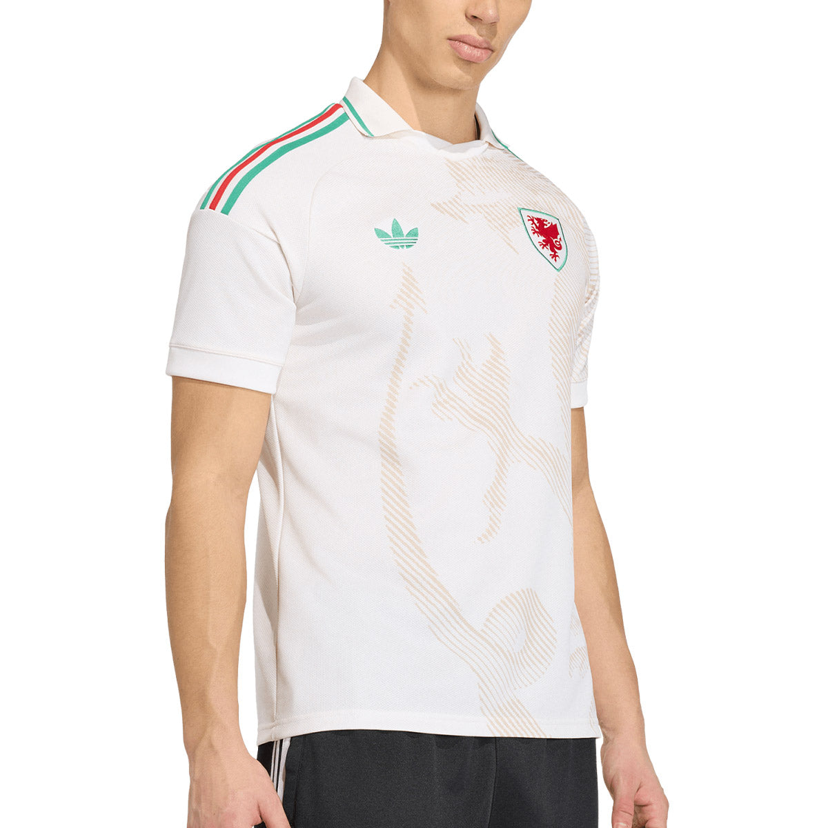 ADIDAS WALES 2026 AWAY REPLICA JERSEY - CHALK WHITE