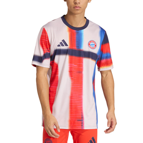 ADIDAS BAYERN MUNICH 2025/2026 PRE SHIRT - NOBLE INK/HIRES BLUE/CHALK PEARL