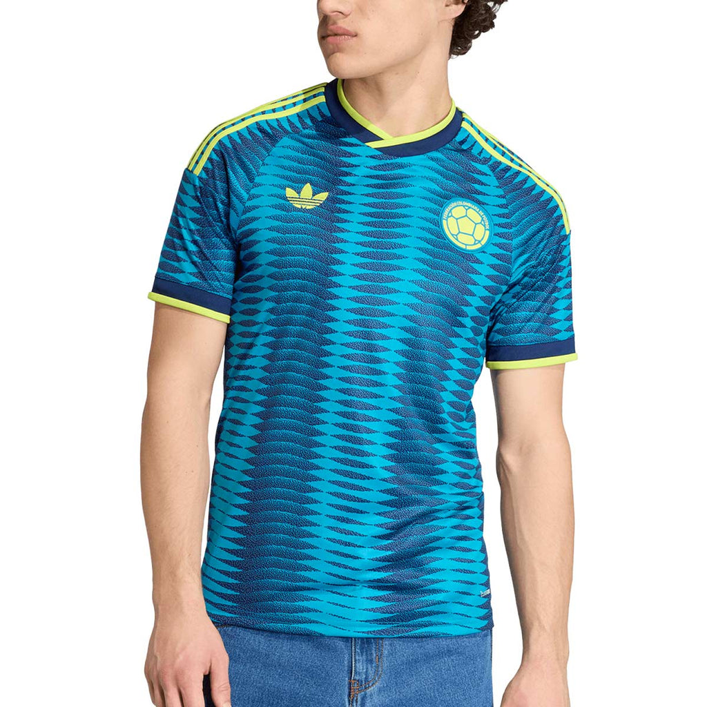 ADIDAS COLOMBIA 2026 AWAY REPLICA JERSEY - TEAM NAVY BLUE/MYSTERY PETROL