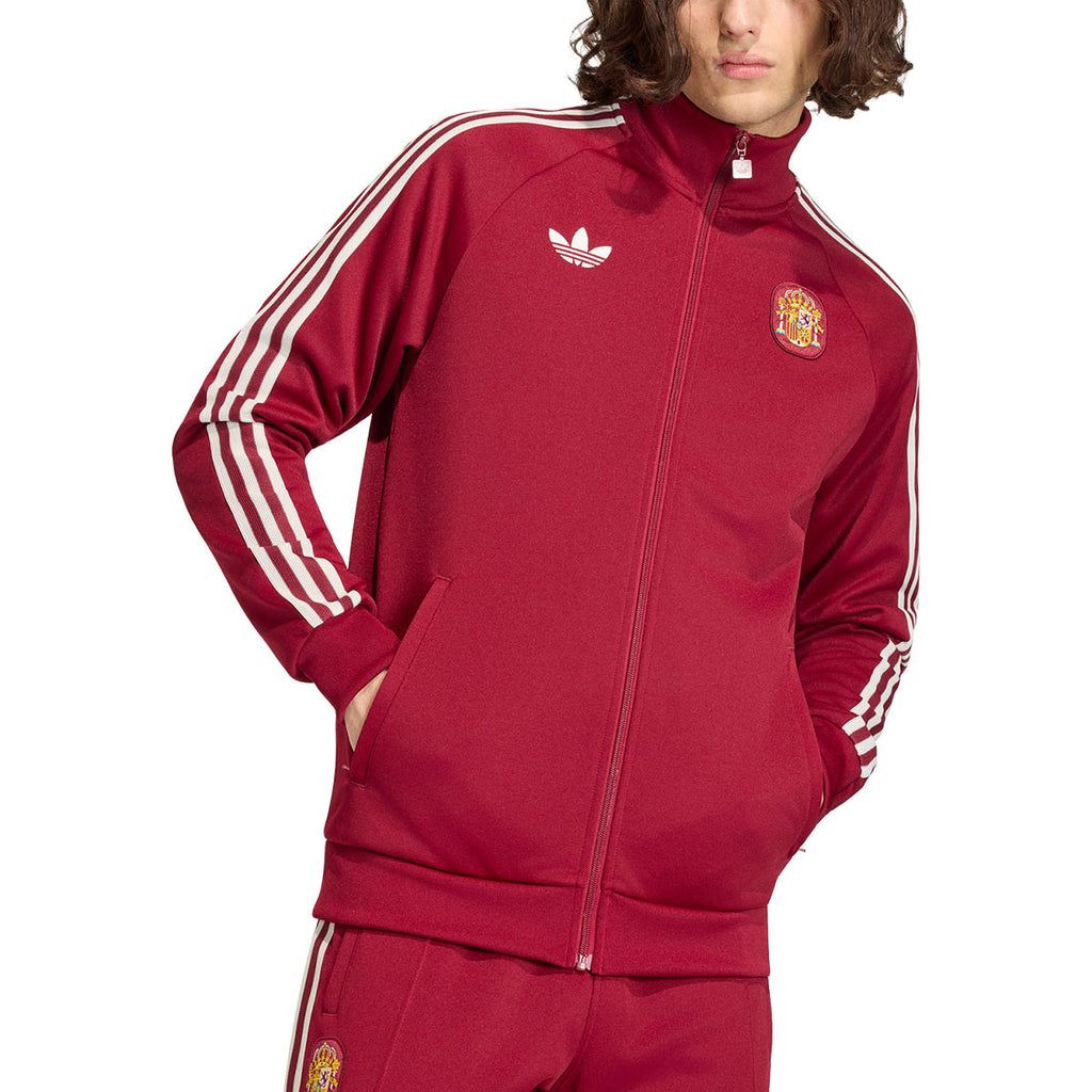 ADIDAS SPAIN OG TRACK TOP - TEAM COLL BURGUNDY