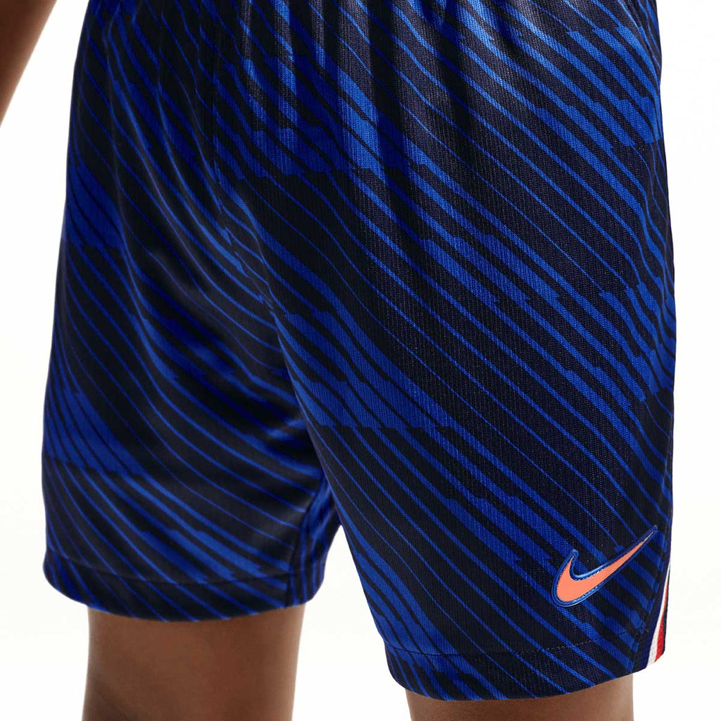 NIKE FRANCE 2026 HOME KIDS SHORTS - GAME ROYAL/METALLIC COPPER
