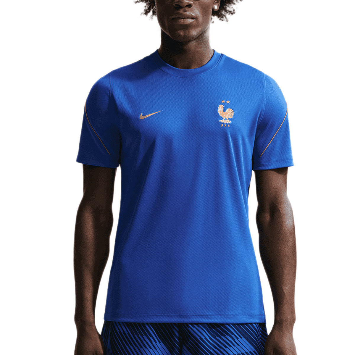 NIKE FRANCE 2026 STRIKE SS TOP - GAME ROYAL/METALLIC COPPER