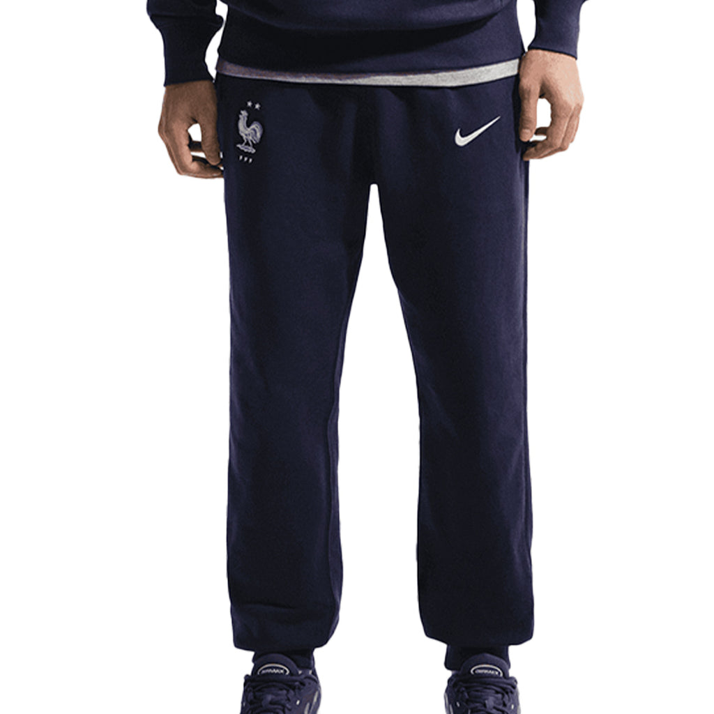 NIKE FRANCE 2026 CLUB JOGGER FT - BLACKENED BLUE/WHITE