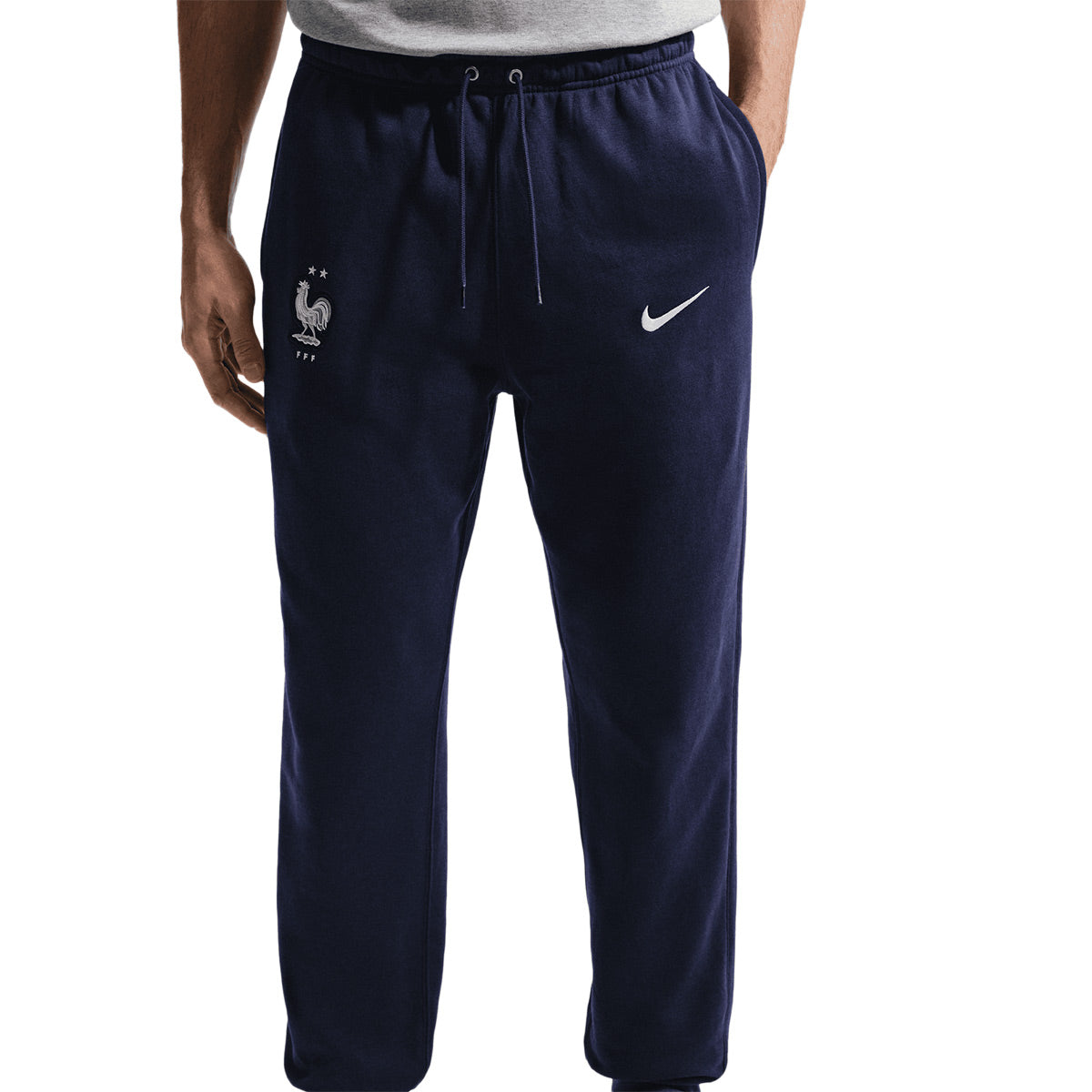 NIKE FRANCE 2026 CLUB JOGGER FT - BLACKENED BLUE/WHITE